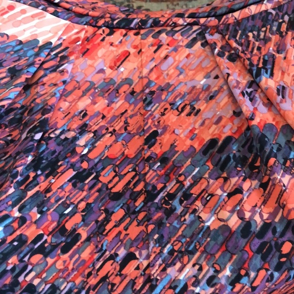 Simply Vera Women’s Dress Sleeveless Mini Fitted V Neck/Back Pleated Skirt - Picture 5 of 7